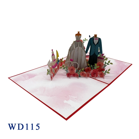Wedding Pop Up Card