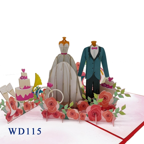 Wedding Pop Up Card