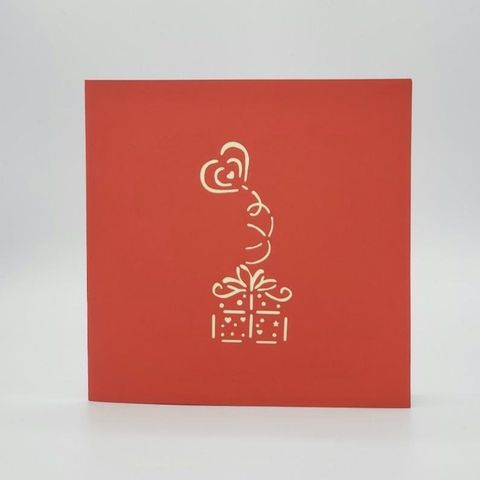 Openable Wedding Ring Pop Up Card