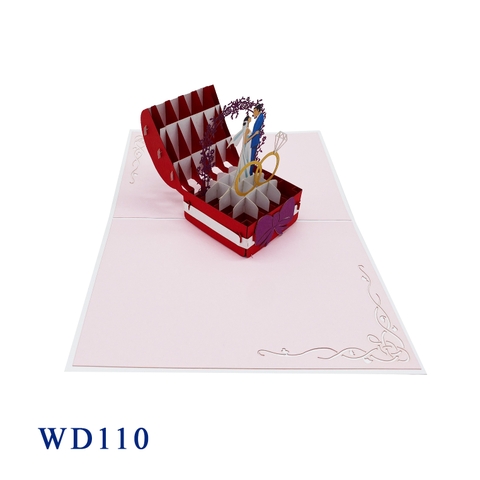 Wedding Ring Pop Up Card