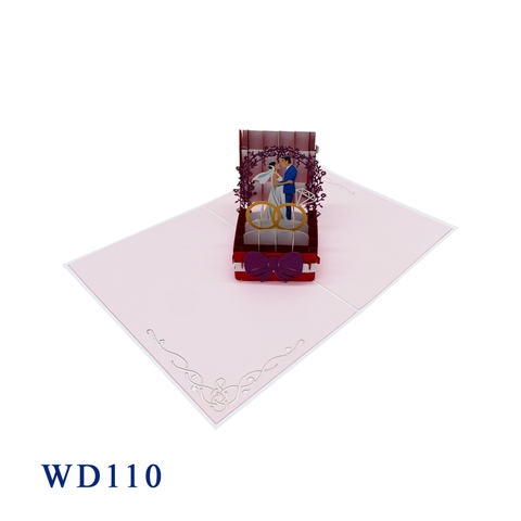 Wedding Ring Pop Up Card