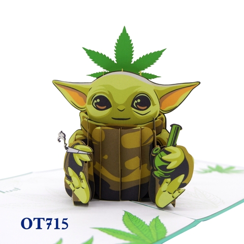 Yoda Pop Up Card