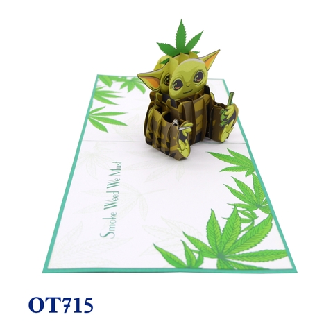 Yoda Pop Up Card