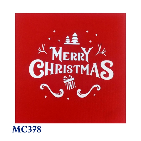 Noel Tree and Elves Pop Up Card