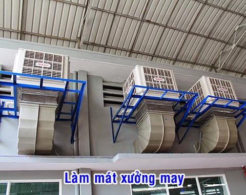 Làm mát xưởng may hiệu quả bằng máy làm mát Nakami