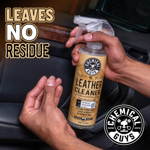 LEATHER CLEANER - 16oz (SPI_208_16)  - Dung dịch vệ sinh ghế da