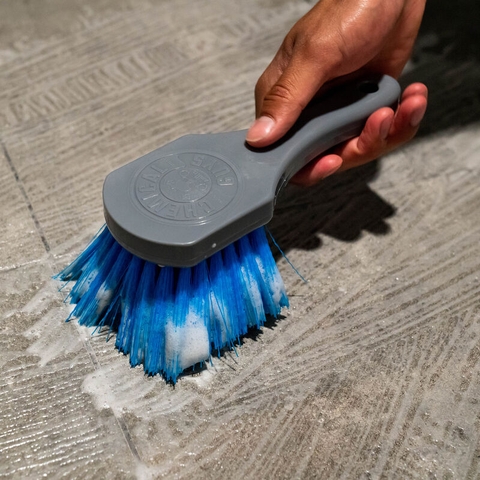 STIFFY BLUE BRUSH (ACCG05) Medium & Heavy- Bàn chải xanh biển vệ sinh thảm, lốp xe