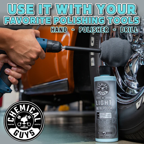 LIGHT METAL POLISH - 16oz (SPI_404_16)  - Kem đánh bóng kim loại nhẹ có kèm wax