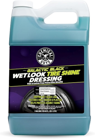 GALACTIC BLACK (TVD_118) Black Wet Tire Shine Coating DƯỠNG LỐP- 3.8L