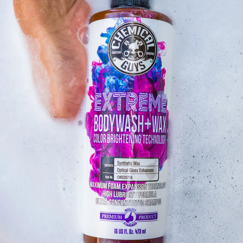 Nước rửa xe bổ sung wax bóng Chemical Guys Extreme Body Wash & Wax (CWS_207_128)- 3.8L