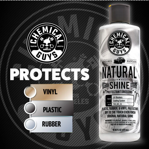 Dưỡng nhựa nhám ít bóng Chemical Guys Natural Shine - 473ml