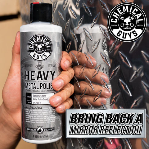 Kem đánh bóng kim loại mạnh Chemical Guys Heavy Metal Polish - 473ml