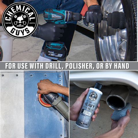 Kem đánh bóng kim loại mạnh Chemical Guys Heavy Metal Polish - 473ml