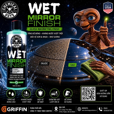 Kem dưỡng tăng bóng che xước Chemical Guys Wet Mirror - 473 ml