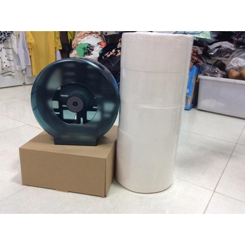 Giấy vệ sinh cuộn lớn/nguyên cây 5 cuộn