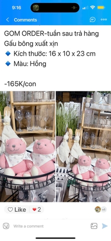 Gấu bông xịn đã về