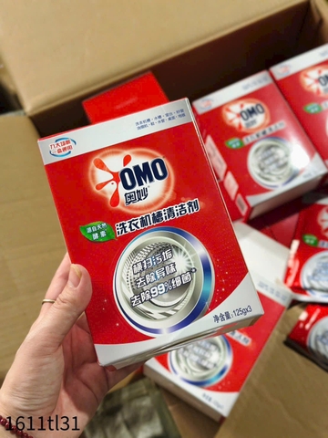 SET 3 GÓI TẨY LỒNG GIẶT OMO 165k/ hộp 3 gói. (