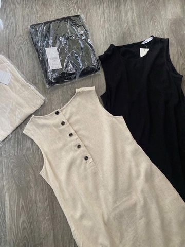 Chất vải linen mộc xước xịn đẹp