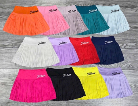 Váy xếp ly nhỏ lưng cao Titleist