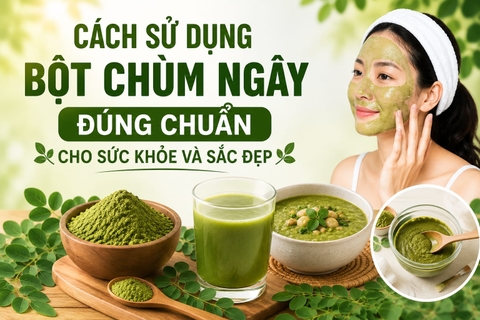 Cách Sử Dụng Bột Chùm Ngây Đúng Chuẩn Cho Sức Khỏe Và Sắc Đẹp