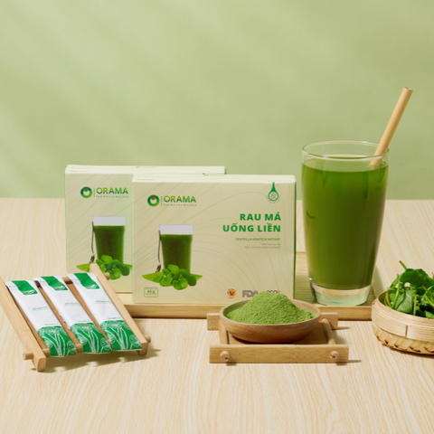 Rau Má Uống Liền Không Đường - Hộp 15 Gói - FREESHIP ĐƠN TỪ 300k