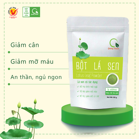 Bột Lá Sen Tươi - 100g - FREESHIP ĐƠN TỪ 495k