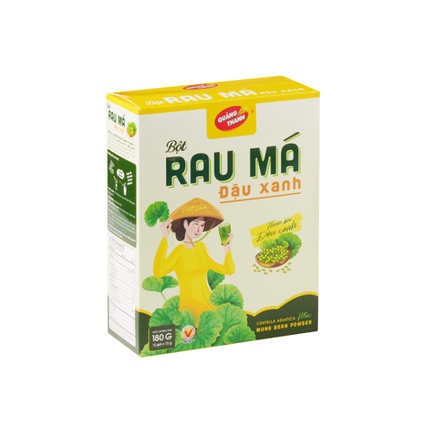Rau Má Đậu Xanh - Hộp 180g (12 gói x 15 g)