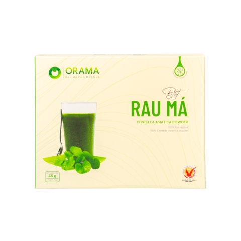 Rau Má Uống Liền Không Đường - Hộp 45g (15 Gói x 3g)