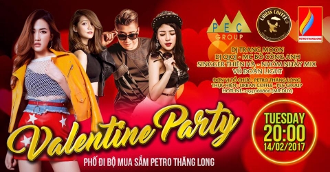 CHƯƠNG TRÌNH VALENTINE TẠI PHỐ ĐI BỘ PETRO THĂNG LONG