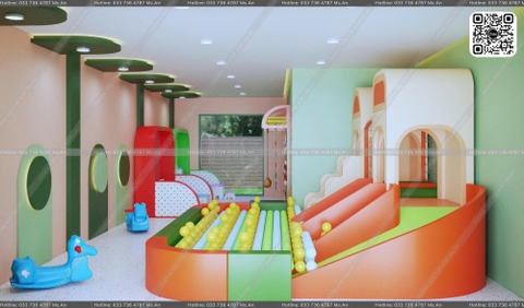 Khu vui chơi liên hoàn 60m²