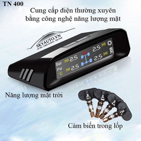 Cảm biến áp suất lốp van trong Skyauto TN400