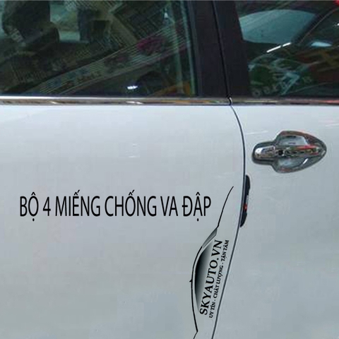 Bộ 4 miếng cao su nẹp cánh cửa chống va đập