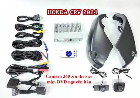 Camera 360 cao cấp cắm giắc zin cho xe ô tô sử dụng màn DVD nguyên bản