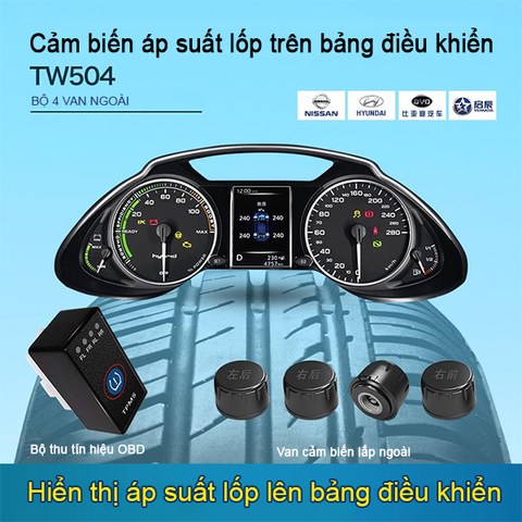 Cảm biến áp suất lốp van ngoài Skyauto TW504