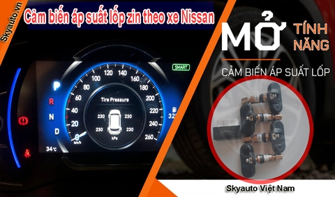 Cảm biến áp suất lốp Nissan chính hãng- Skyauto