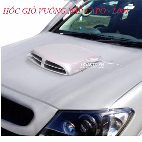 HỐC GIÓ VUÔNG NẮP CAPO