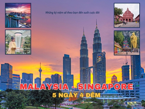 Du lịch Malaysia - Singapore 5 ngày 4 đêm từ Hà Nội