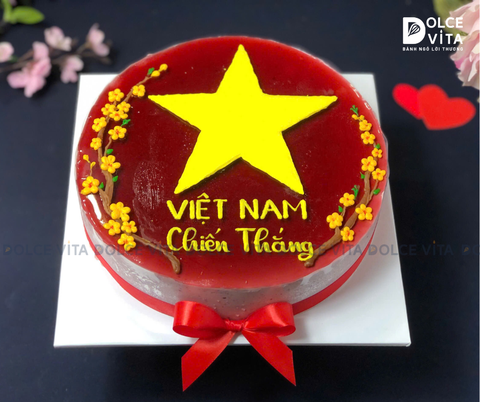 1037 (20) Mulberry Yogurt vẽ hình ngôi sao, hoa mai mừng Việt Nam.