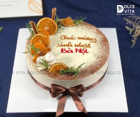 [1282] Berry Cake - Bánh kem mứt dâu tằm tặng sinh nhật ông bà