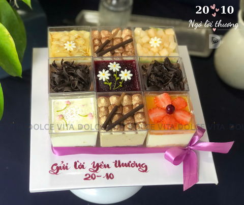 [20/10] Set bánh ly nhiều vị