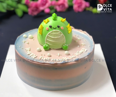 1076 (90) Bánh kem tạo hình Rồng – Quà tặng thôi nôi, sinh nhật bé tuổi Thìn
