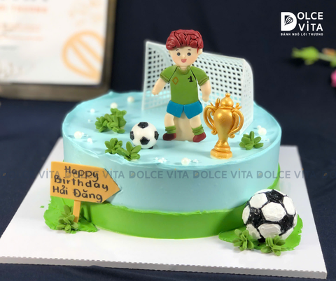 [1536] (250) Bánh Kem Tạo Hình Chủ Đề Bóng Đá – Món Quà dành riêng Cho Fan Bóng Đá