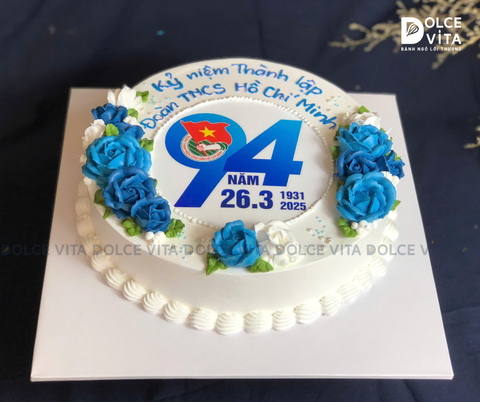 [1230] (80) Bánh kem mừng kỷ niệm ngày thành lập Đoàn 26/3