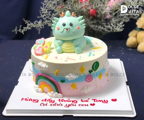 1070 (180) Bánh tạo hình chú Rồng cho bé tuổi Rồng/ Thìn năm 2025