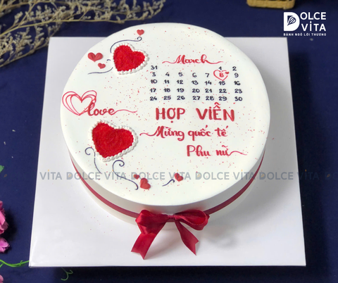 [1209] Bánh Vẽ Lịch – Quà Tặng Sinh Nhật, Kỷ Niệm