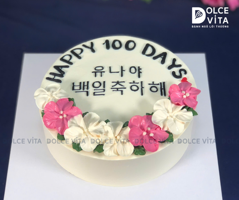 [1939] (40) Bánh Kem Trang Trí Hoa & Thông Điệp – Đơn Giản Mà Đầy Ý Nghĩa