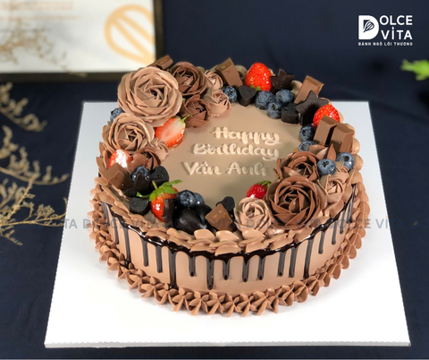 004 (M95/189/240) Berry Cake trang trí hoa