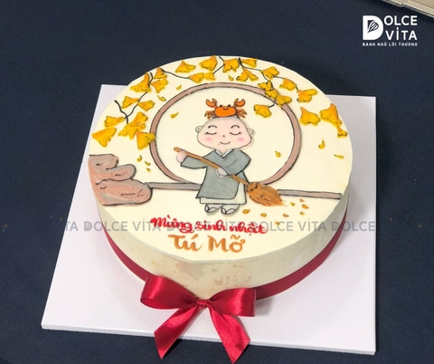 [1460] Bánh Vẽ Hài Hước Troll cho Cung Cự Giải – Món Quà Sinh Nhật Độc Đáo & Bá Đạo