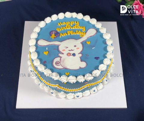 [1493] (90) Bánh vẽ chó Cinnamoroll cho fan của hoạt hình Sanrio