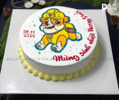 1014 (70) Bánh vẽ chó cứu hộ